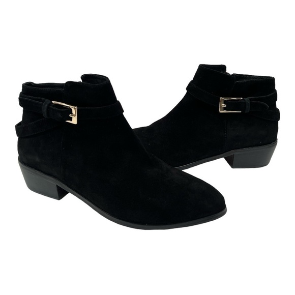Barneys New York Angela Black Suede Bootie size 8 - Picture 3 of 12